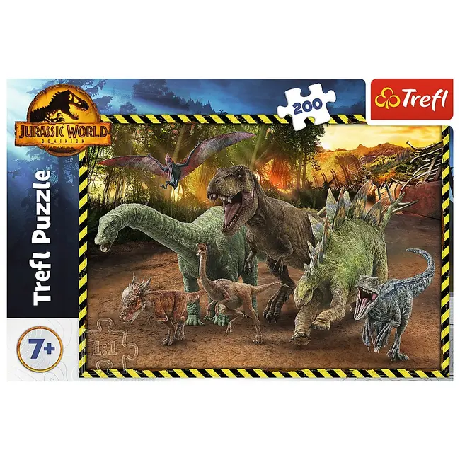 PUZZLE TREFL 200 JURASSIC WORLD IN PARCUL JURASSIC VIV13287