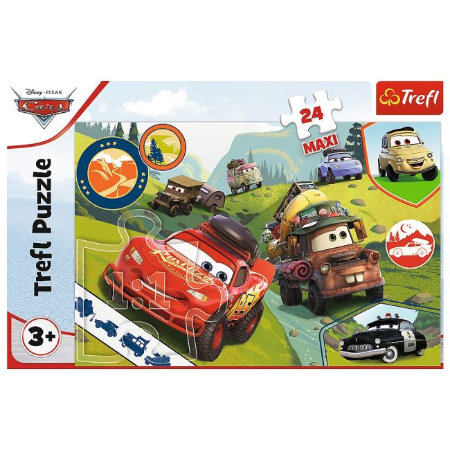PUZZLE TREFL 24 MAXI CARS MASINUTELE FERICITE VIV14352