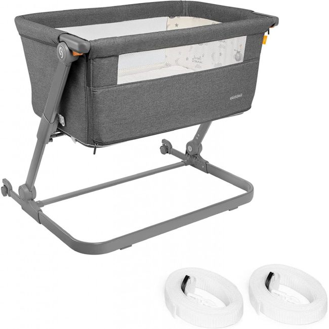 Patut 3 in 1 co-sleeping Natt, Evening Dream, Gri inchis, Skiddou JEMsk_2040011