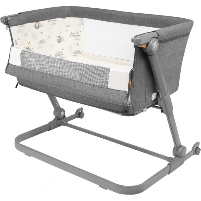 Patut 3 in 1 co-sleeping Natt, Evening Dream, Gri inchis, Skiddou JEMsk_2040011