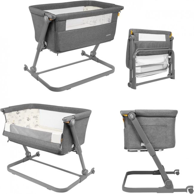 Patut 3 in 1 co-sleeping Natt, Evening Dream, Gri inchis, Skiddou JEMsk_2040011