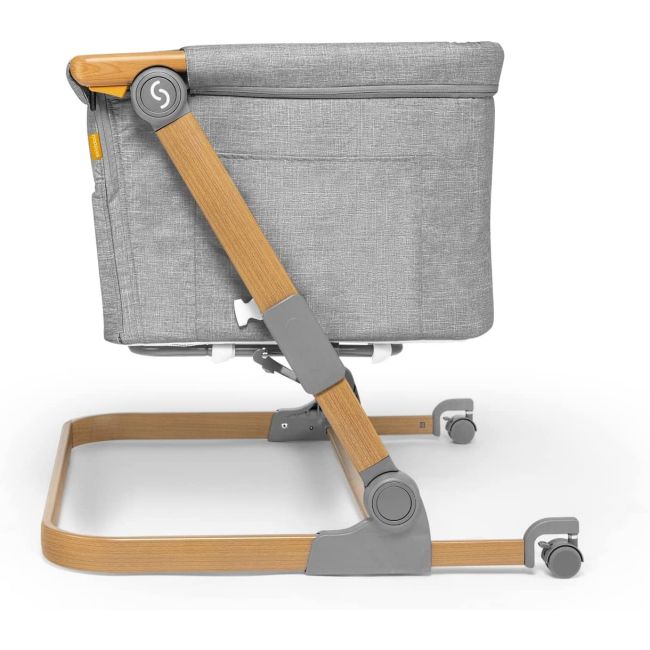 Patut 3 in 1 co-sleeping Natt, Normandic Wood, wood-gri, Skiddou JEMsk_2040013