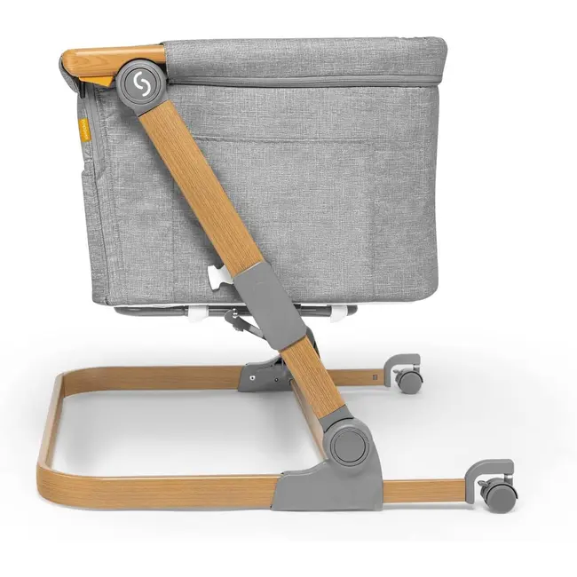 Patut 3 in 1 co-sleeping Natt, Normandic Wood, wood-gri, Skiddou JEMsk_2040013