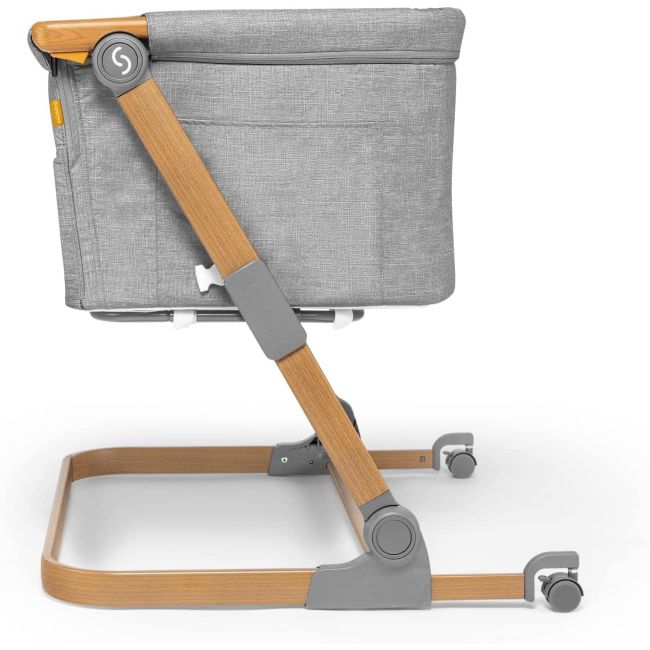 Patut 3 in 1 co-sleeping Natt, Normandic Wood, wood-gri, Skiddou JEMsk_2040013