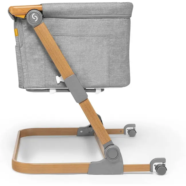 Patut 3 in 1 co-sleeping Natt, Normandic Wood, wood-gri, Skiddou JEMsk_2040013
