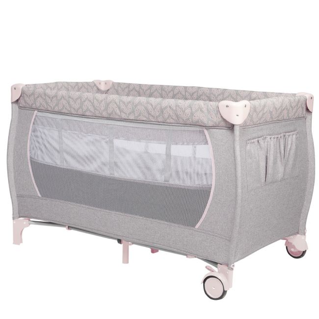 Patut de calatorie pliabil cu 2 nivele Lunar, Keep Pink, Roz, Skiddou JEMsk_2040023