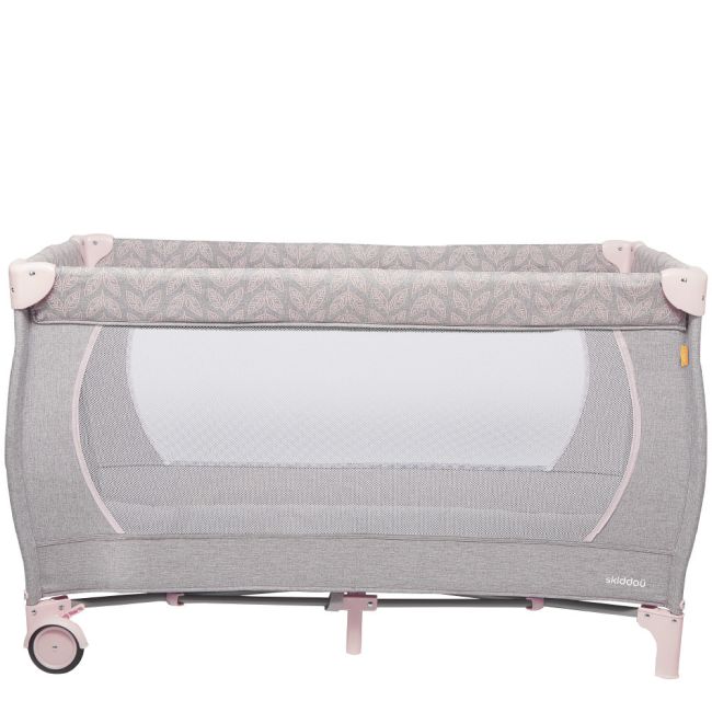 Patut de calatorie pliabil cu 2 nivele Lunar, Keep Pink, Roz, Skiddou JEMsk_2040023