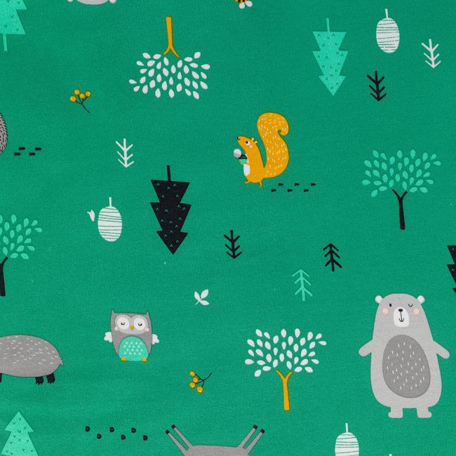 Sac de dormit Woodland Animals 70 cm 1.0 Tog BBXCJ951-10