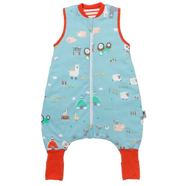 Sac de dormit cu picioruse si talpa antiderapanta Farmyard 80 cm + manseta 1.0 Tog BBXCJ971-10FN