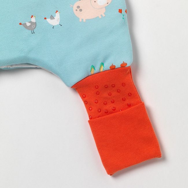 Sac de dormit cu picioruse si talpa antiderapanta Farmyard 80 cm + manseta 1.0 Tog BBXCJ971-10FN