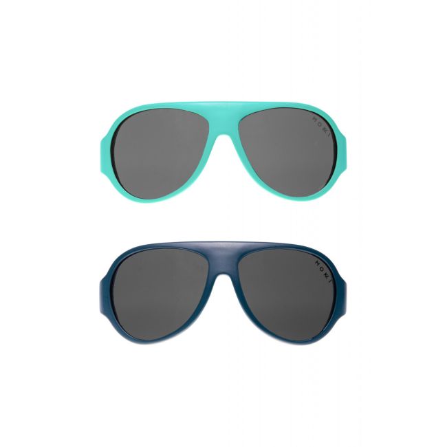 Set de 2 ochelari copii Click & Change, bleu, 2-5 ani, Mokki JEMmokki-MO8010