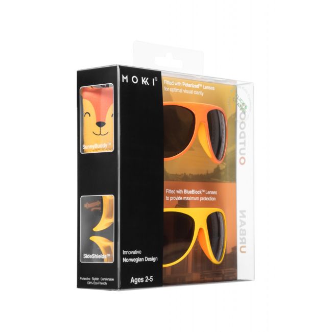 Set de 2 ochelari copii Click & Change, galben, 2-5 ani, Mokki JEMmokki-MO8008