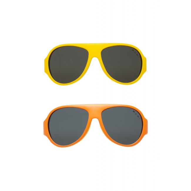 Set de 2 ochelari copii Click & Change, galben, 2-5 ani, Mokki JEMmokki-MO8008