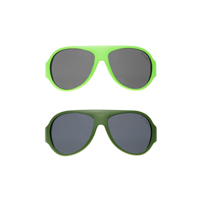 Set de 2 ochelari copii Click & Change, verde, 2-5 ani, Mokki JEMmokki-MO8007