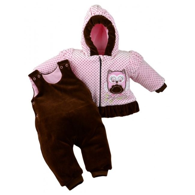 Compleu bebelusi roz - bufnita (marime disponibila: 3 luni) mbsowa-g.3 luni