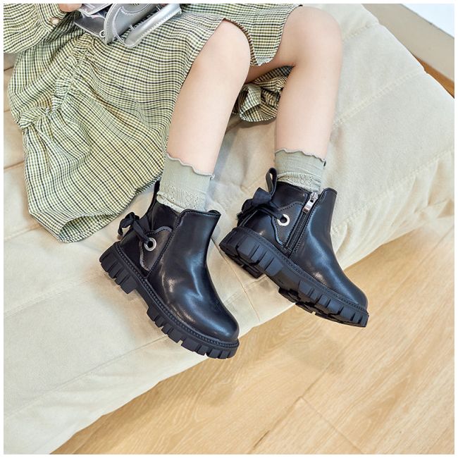 Ghete negre neimblanite, pentru fetite ADXND9828