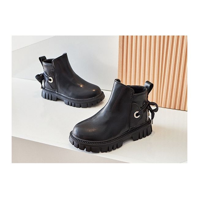Ghete negre neimblanite, pentru fetite ADXND9828