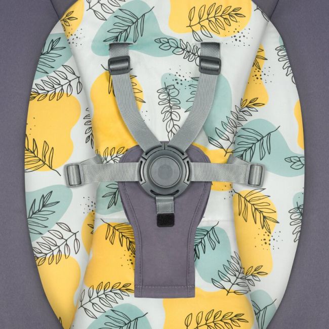 Lionelo - Balansoar si sezlong copii, Ralf, 2 in 1, Electric, Cu telecomanda si cablu USB, Cu miscare laterala de balansare si 5 niveluri diferite de viteza, Cu 12 melodii, Gri BYNLO-RALF_GREY_CONCRETE