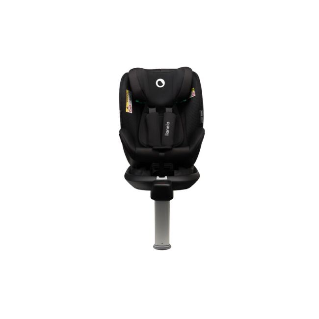 Lionelo - Scaun auto Antoon Plus, Pozitie de somn, Protectie laterala, Rotire 360 grade, 0-18 kg, Cu Isofix si picior de sustinere, Negru BYNLO-ANTOON_PLUS_BLACK_ONYX