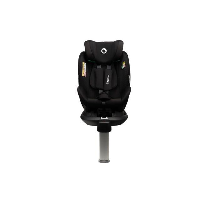 Lionelo - Scaun auto Antoon Plus, Pozitie de somn, Protectie laterala, Rotire 360 grade, 0-18 kg, Cu Isofix si picior de sustinere, Negru BYNLO-ANTOON_PLUS_BLACK_ONYX