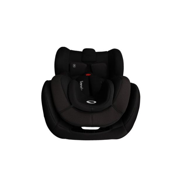 Lionelo - Scaun auto Antoon Plus, Pozitie de somn, Protectie laterala, Rotire 360 grade, 0-18 kg, Cu Isofix si picior de sustinere, Negru BYNLO-ANTOON_PLUS_BLACK_ONYX