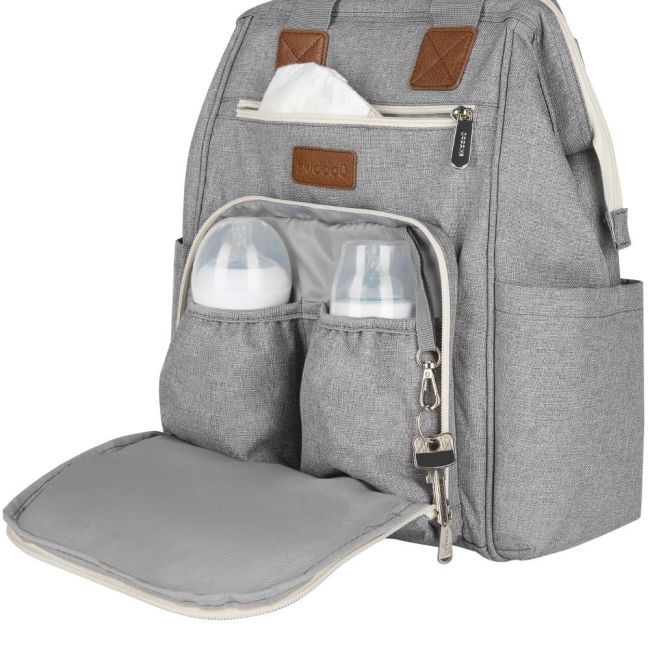 Rucsac multifunctional mamici Astrid, Normandic Dream, Gri, Skiddou JEMsk_2080012