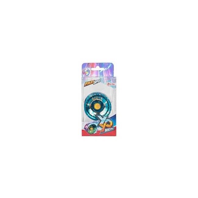 Yo-Yo metalic Flames diametru 5.5 cm Toi-Toys TT35703Z BBJTT35703Z_Albastru