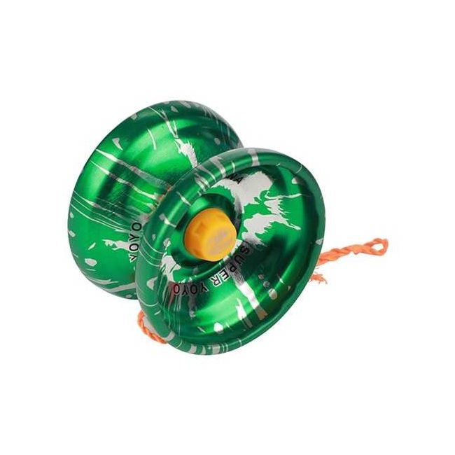 Yo-Yo metalic Flames diametru 5.5 cm Toi-Toys TT35703Z BBJTT35703Z_Verde