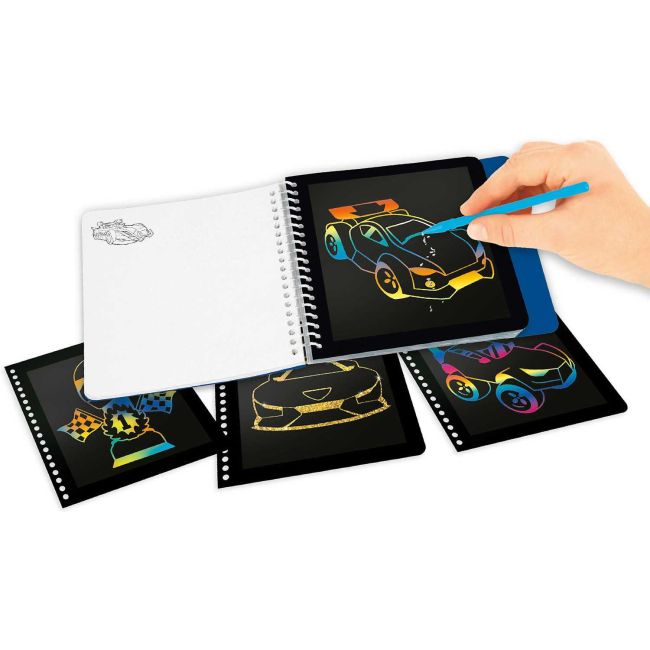 Carte Mini Magic Scratch Monster Cars Depesche PT12116 BBJPT12116_Initiala