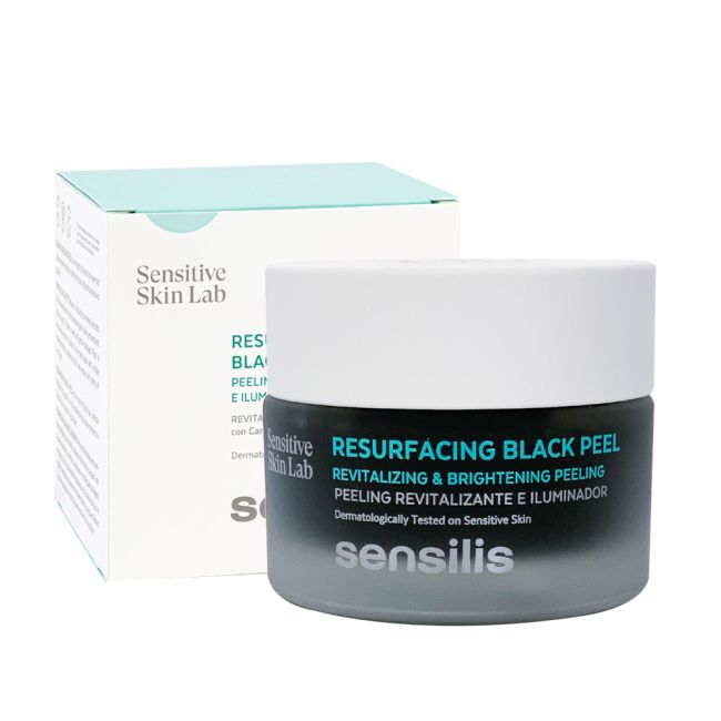 Crema de fata Sensilis Resurfacing Black Peel, pentru peeling, netezire, iluminare si... BITsensilisblackpeel