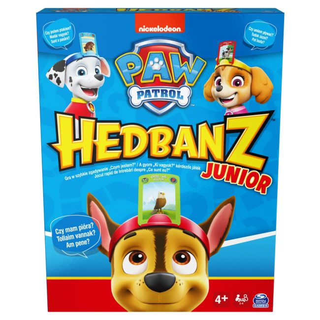JOCUL ORIGINAL HEDBANZ JUNIOR PATRULA CATELUSILOR VIV6062546