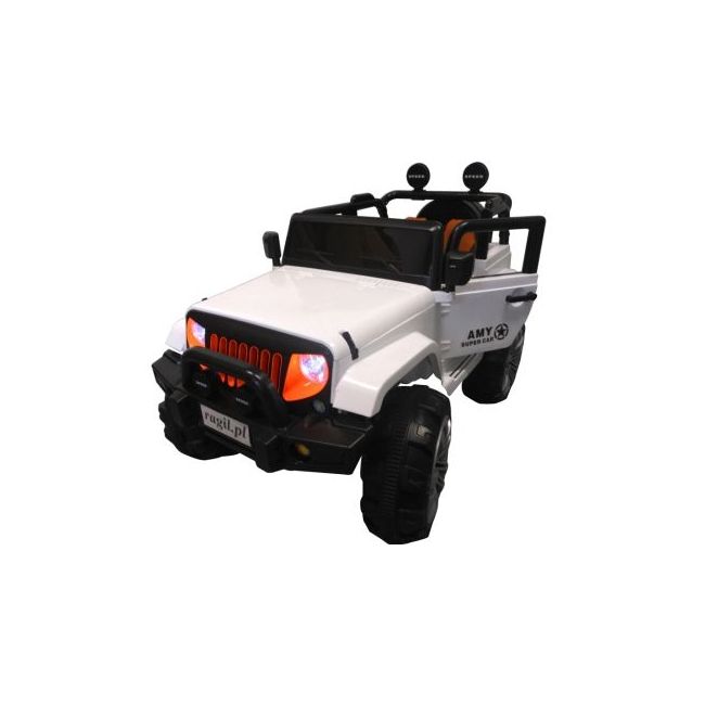 Jeep electric 4 x 4 cu telecomanda r-sport x3 blf-119 - alb edeediblf-119alb