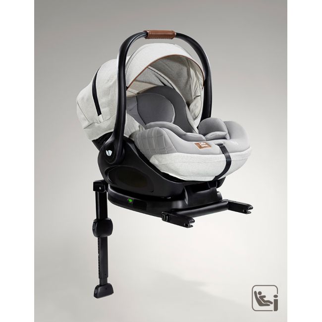 Joie - scoica auto inclinabila i-size i-level recline oyster, colectia signature, nastere-85 cm bbbc1510gaoys000