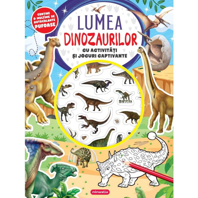 Lumea dinozaurilor - Cu activitati si jocuri captivante Mimorello EK7031 BBJEK7031_Initiala