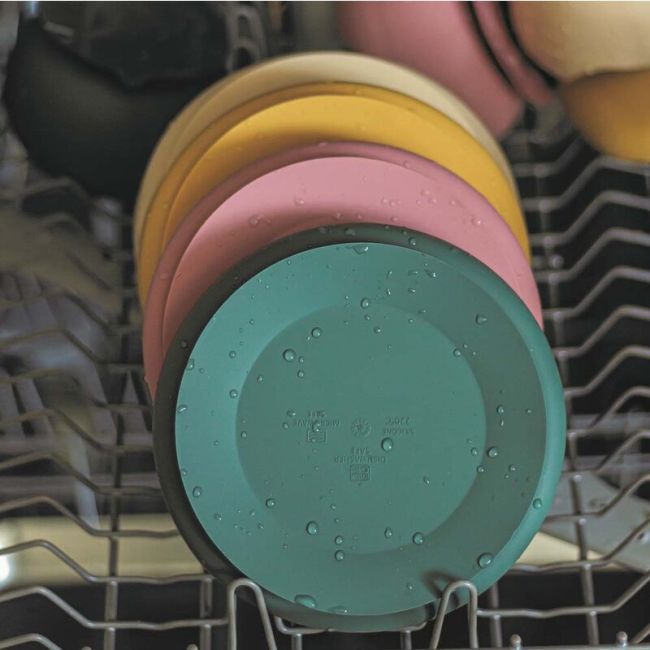 Petite&Mars - Bol din silicon fara BPA, Cu ventuza, TAKE&MATCH, 6 luni+, 350 ml, Verde Inchis BYN707817