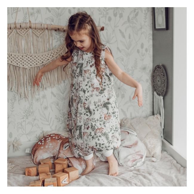Sac De Dormit Cu Picioare, Bumbac Cu Umplutura 2.5 Tog, Tot Parcusul Anului, Eucalipt, Marimea S, 1-2 Ani - Babysteps Pjb7019