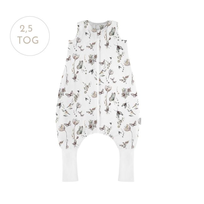 Sac De Dormit Cu Picioare, Bumbac Cu Umplutura 2.5 Tog, Tot Parcusul Anului, Nature, Marimea S, 1-2 Ani - Babysteps Pjb2107
