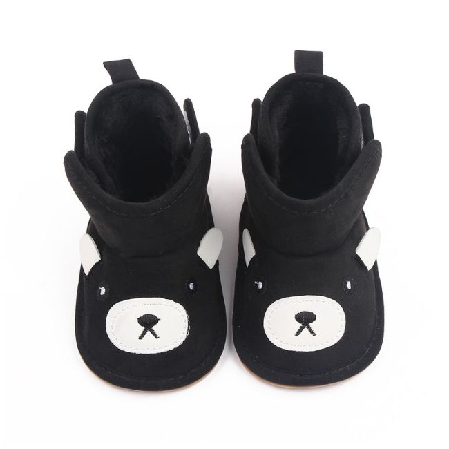 Cizmulite pentru bebelusi - Black teddy MBM22-4-1-c6