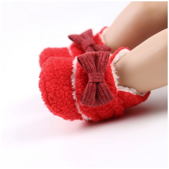 Cizmulite rosii cu fundita MBM2016-4-c5