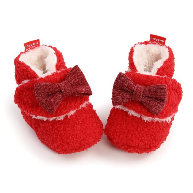 Cizmulite rosii cu fundita MBM2016-4-c5