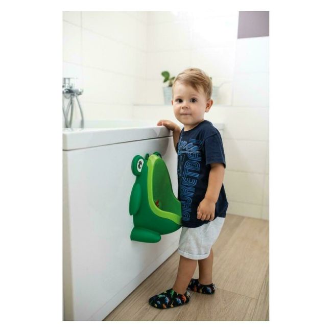 Pisoar baieti Frog, Cu ventuze, FreeON, Green BYN37995