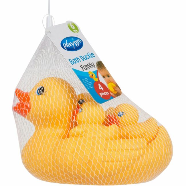 Set de joaca de baie, Ratusca cu trei bococi, Fara gauri, Playgro BYN822020