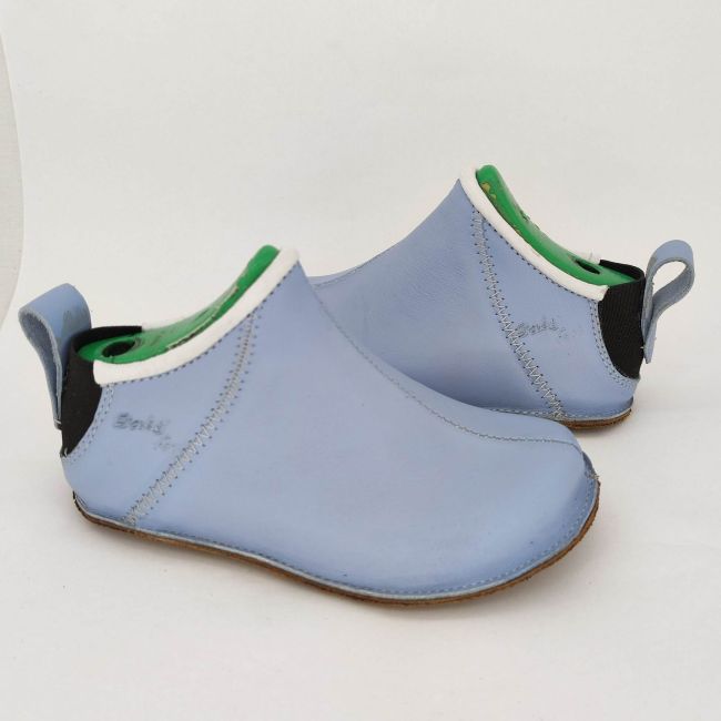 Pantofiori model Cadet BabyFox de exterior din piele naturala culoarea Blu Arctic - FOXCDT860