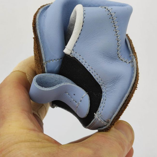 Pantofiori model Cadet BabyFox de exterior din piele naturala culoarea Blu Arctic - FOXCDT860