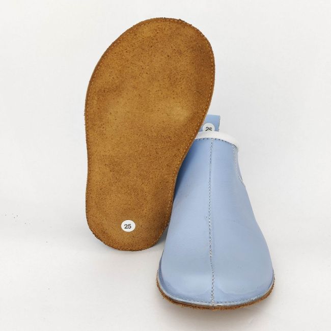 Pantofiori model Cadet BabyFox de exterior din piele naturala culoarea Blu Arctic - FOXCDT860