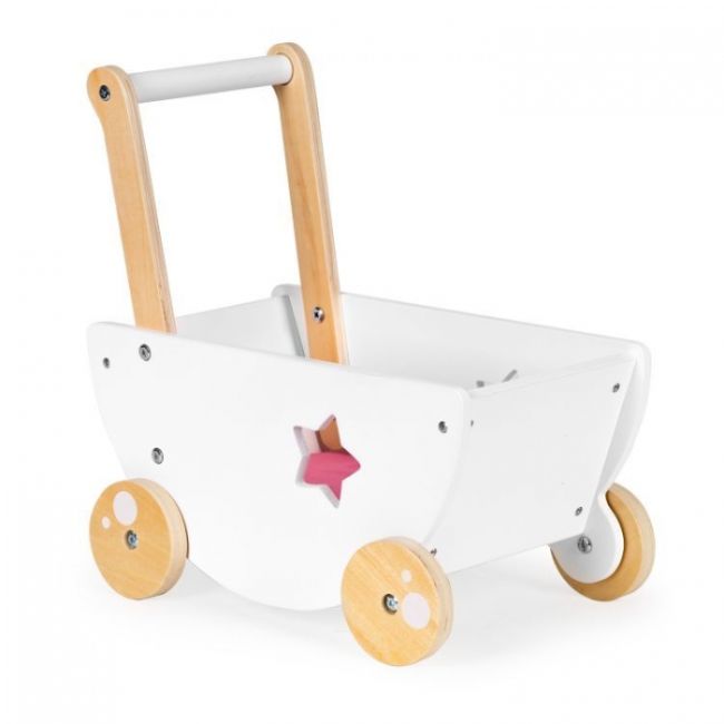 Carucior pentru papusi din lemn ecotoys 2150n edeedi2150n