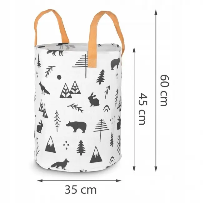 Cos mare pentru depozitarea jucariilor nukido - alb edeedi740224