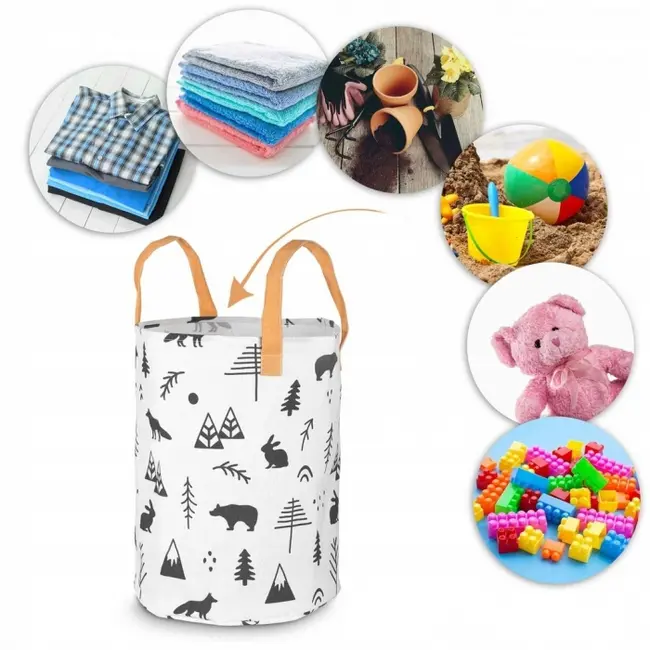 Cos mare pentru depozitarea jucariilor nukido - alb edeedi740224