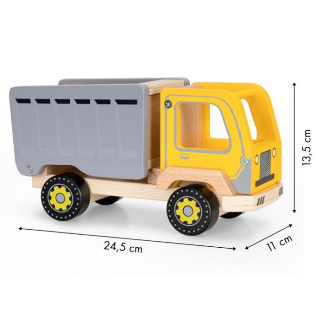 Masinuta tip basculanta din lemn pentru copii ecotoys 2455 edeedi2455