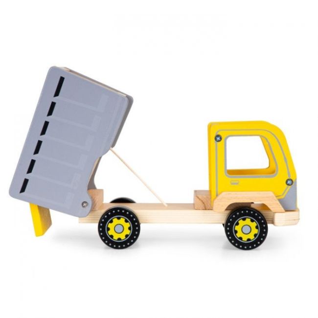 Masinuta tip basculanta din lemn pentru copii ecotoys 2455 edeedi2455